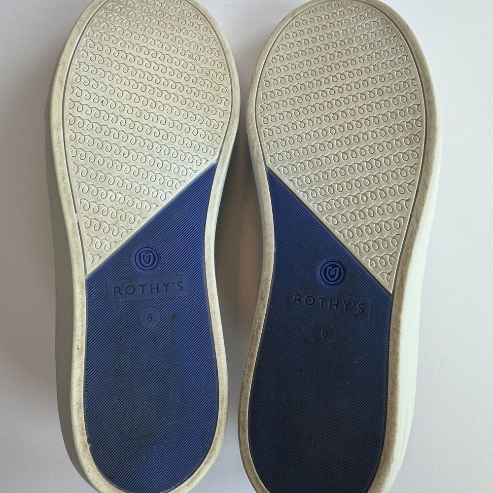 Rothy's The Sneaker Slip On Womens 6 Sand Tiger Animal Print Shoes‎ Washable - Picture 6 of 7